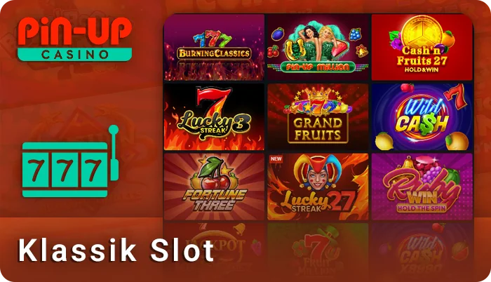 PIN Up-da klassik uyalarni o'ynang