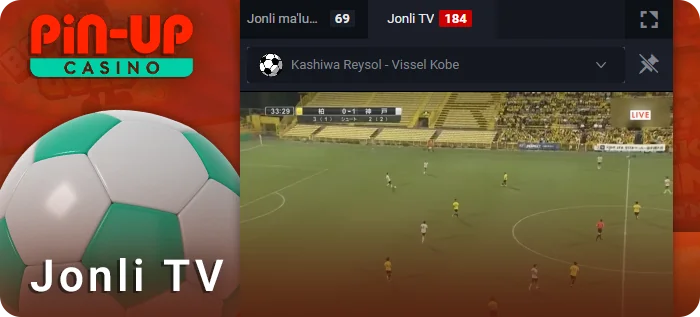 PIN Up veb-saytida jonli sport o'yinlarini tomosha qiling