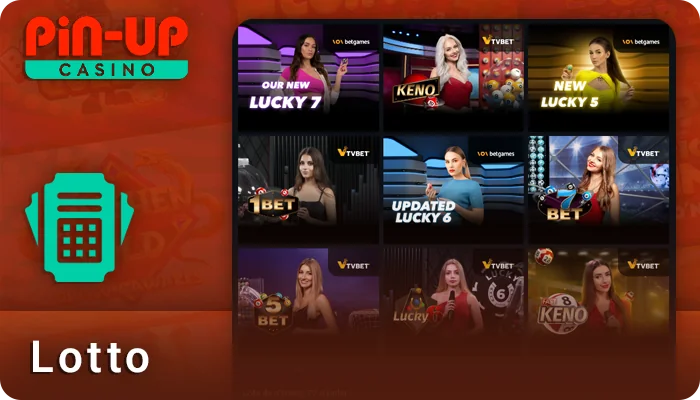 Lotto jonli kazino o'yinlari PinUp UZ